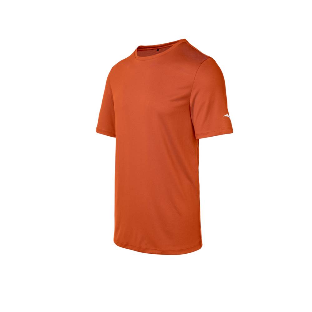 Mizuno Men's T-Shirts Orange (530060-PSI)